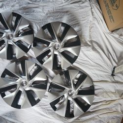 Tesla Model Y stock Hubcaps 19 inch Gemini Light Wheels
