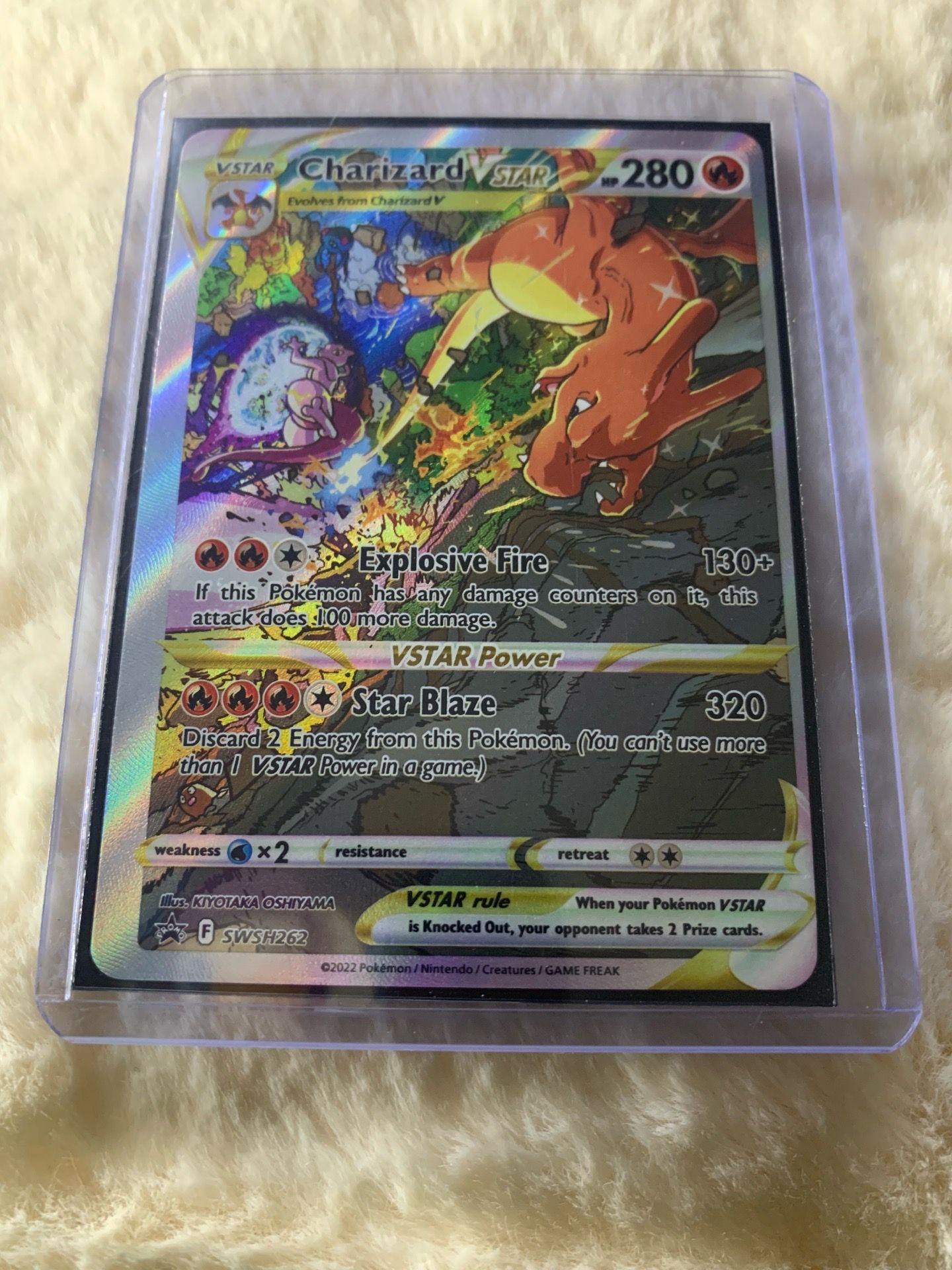 pokemon charizard vstar swsh262 promo card Charizard VSTAR SWSH262 Crown Zenith Promo – Near Mint