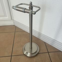 Pedestal Standing Toilet Paper Holder 