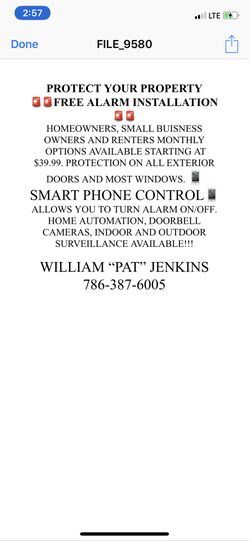 Alarm system