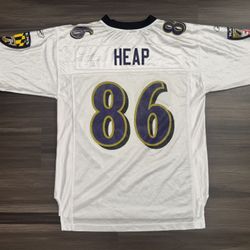 Todd Heap #86 Baltimore Ravens Signed Autographed Jersey (NO COA) 