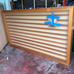 Train Display Case 67” Wide 39” High