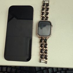 Apple Watch SE 44mm – Good Condition – Chain-Link Band