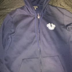 Navy Blue Medium True Religion Jacket