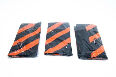 Black and Orange Striped sand bag