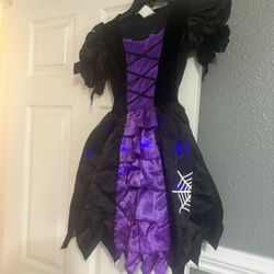 Halloween witch costume For Little Girls 