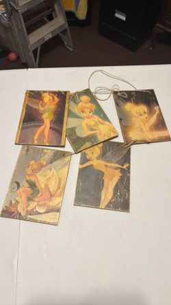 Tinkerbell wall plaques
