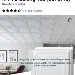 Drop in PVC Ceiling Tile 2ftx2ft