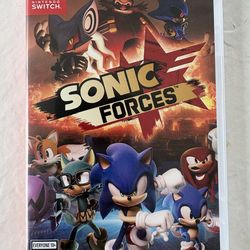 Nintendo Switch Sonic Forces  w/ case