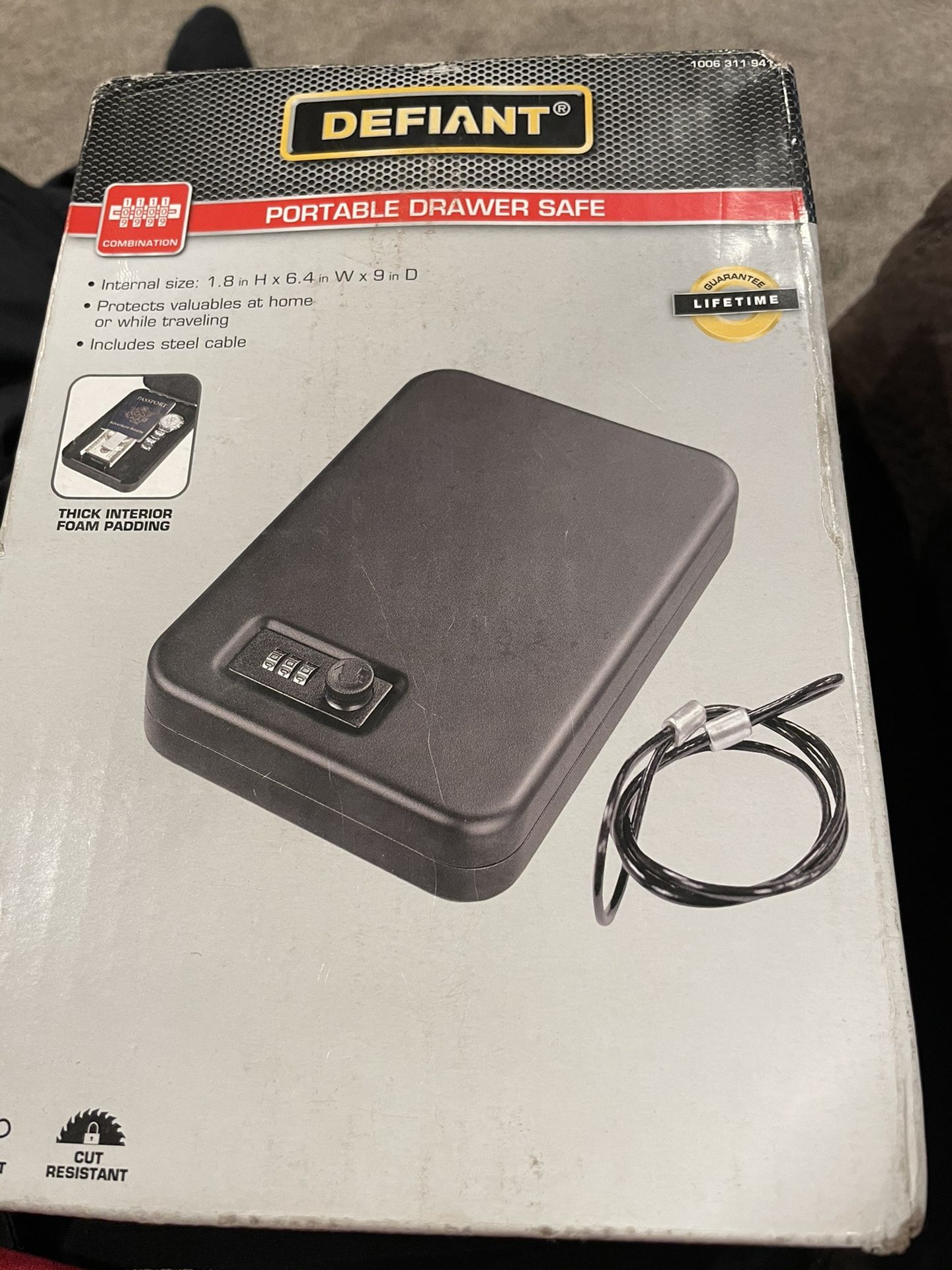 Defiant Portable Drawer Safe