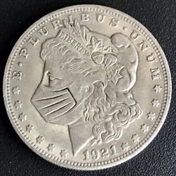 Morgan Dollar Skull Replica Coin. First $20 Offer Automatically Accepted. Shipped Same Day