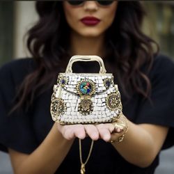 Brand New Mosaic Purse 