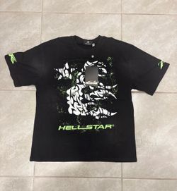 Hellstar Black Graphic T-Shirt with Tags