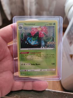 Venusaur  Pokémon GO Holo Rare Stage 2  2022 English