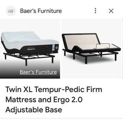 Twin Tempur-pedic bed