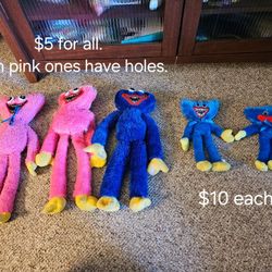 Poppy Playtime Huggy Wuggy And Kissy Missy Plushs