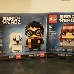 LEGO Brickheadz: Harry Potter & Hedwig (41615) + Hermione (41616)