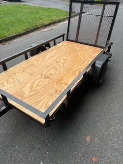 4 x 8 open trailer drop down gate