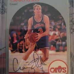 90 Hoops CTS Craig Ehlo AUTO!