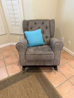 Gray Rocking Chair Very Nice Perfect Condition