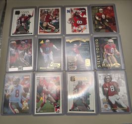 Steve Young 49ers NFL Trading Cards Lot of 12