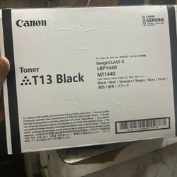 Canon T13 Black Toner Cartridge. 