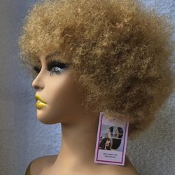 Wigs  Afro Human Hair 