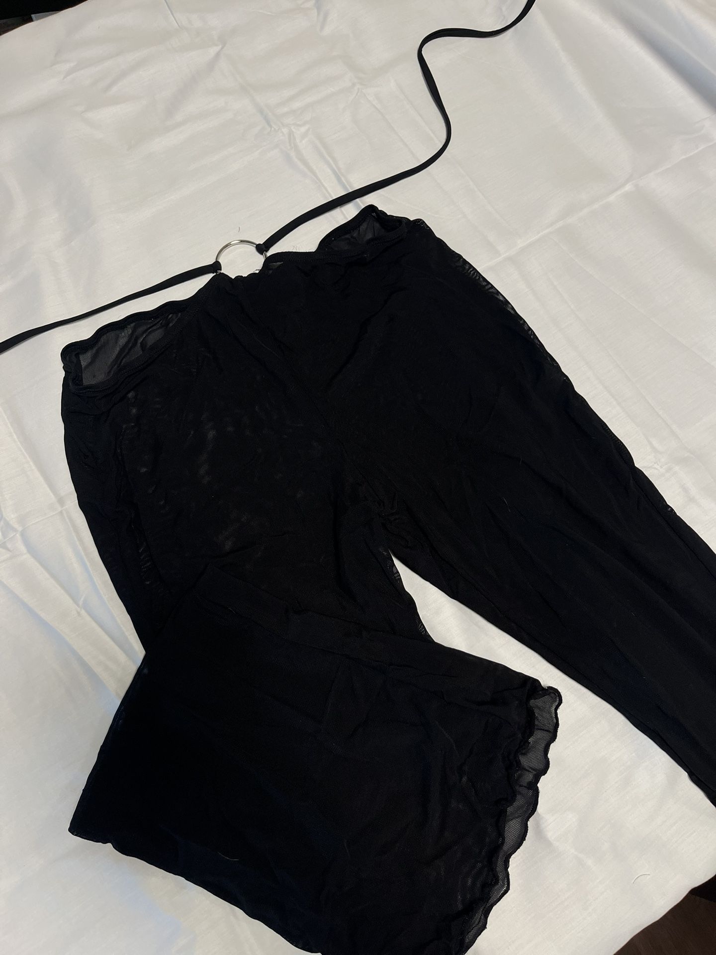 Black Swimwear Cover Up