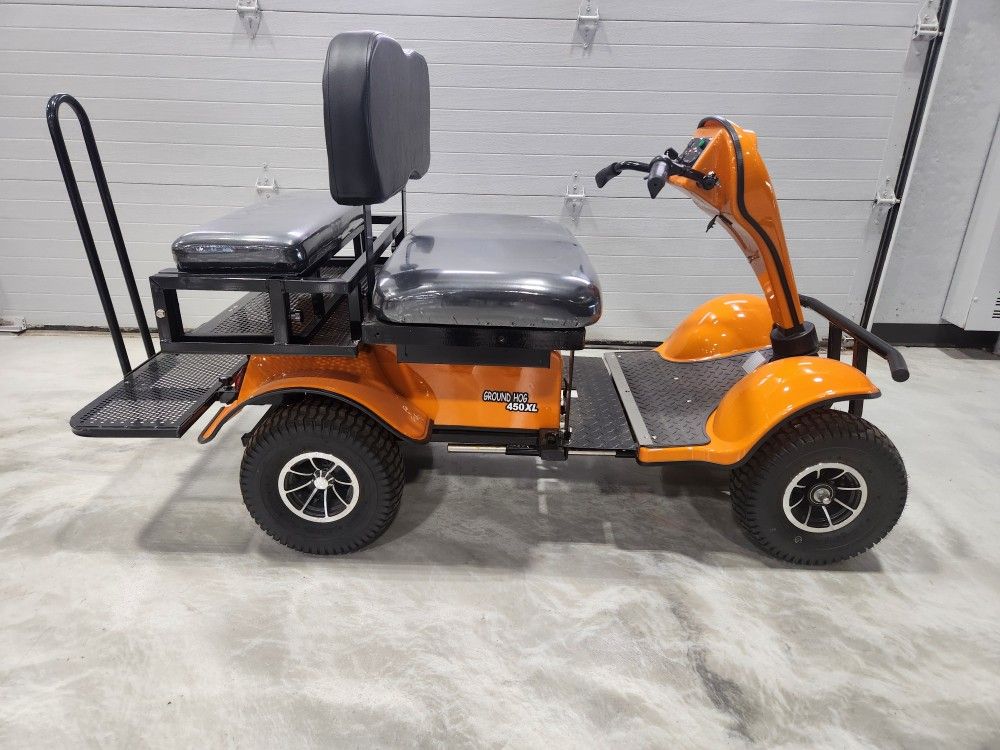 GroundHog 450 XL electric Scooter - In/Outdoor 4 Wheel 4 Ppl 2 Seat BAMA Scooter