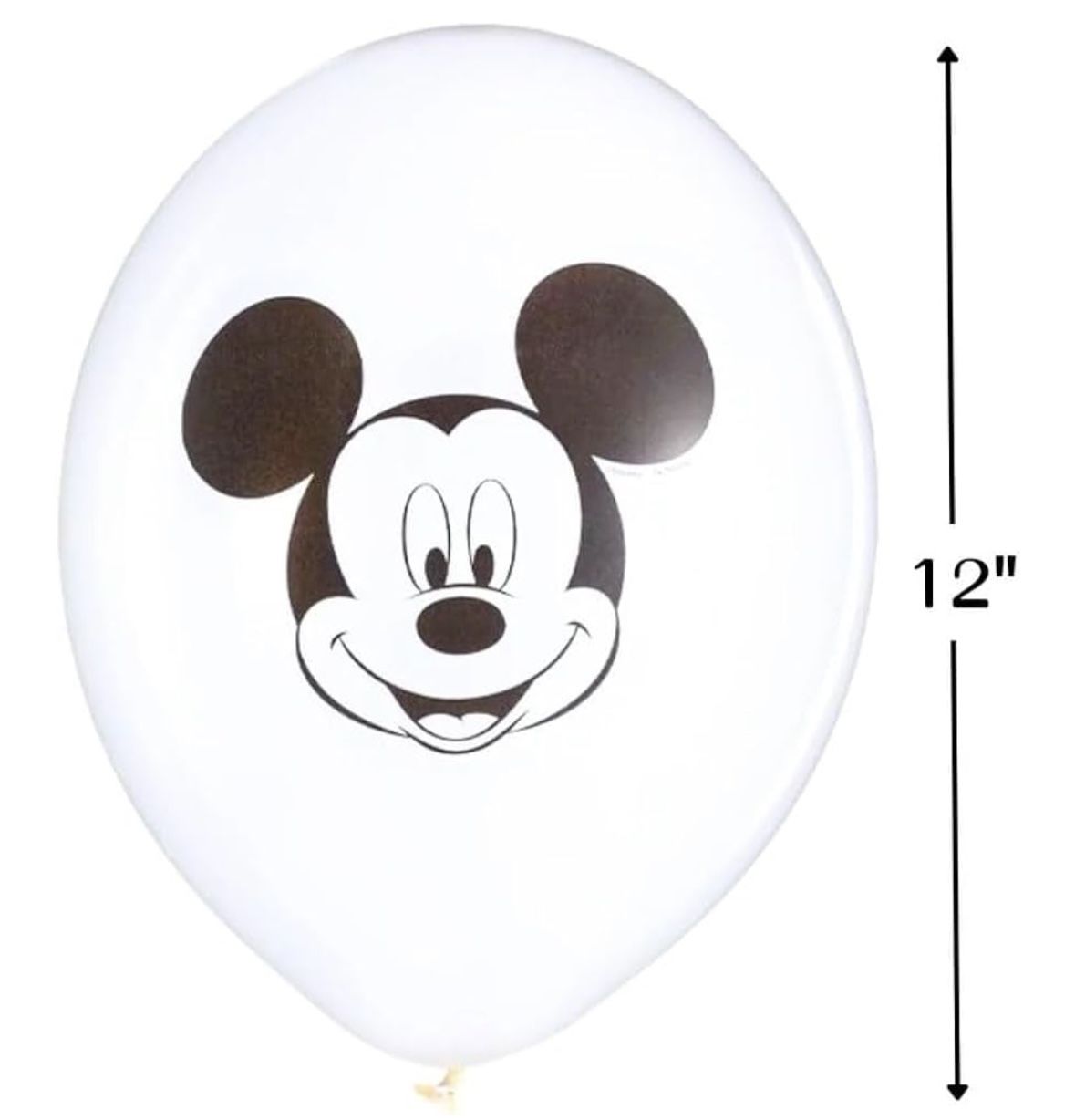 Mickey Mouse Confetti Latex Balloons | 12" | Pack of 4 