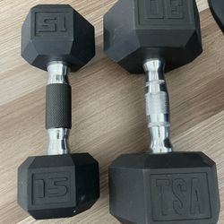 45 & 15lb Weights