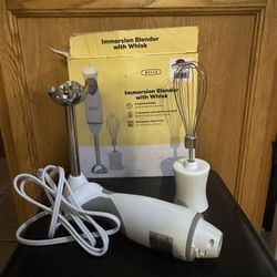Immersion Blender with Wisk