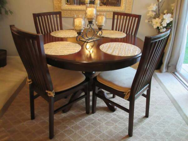 Almost New Dining Room Set- Pier 1 Ronan Extension Table & 4 Chairs-Paid $1125 only months ago
