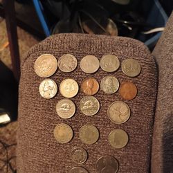 19 Old Collectable Coins 