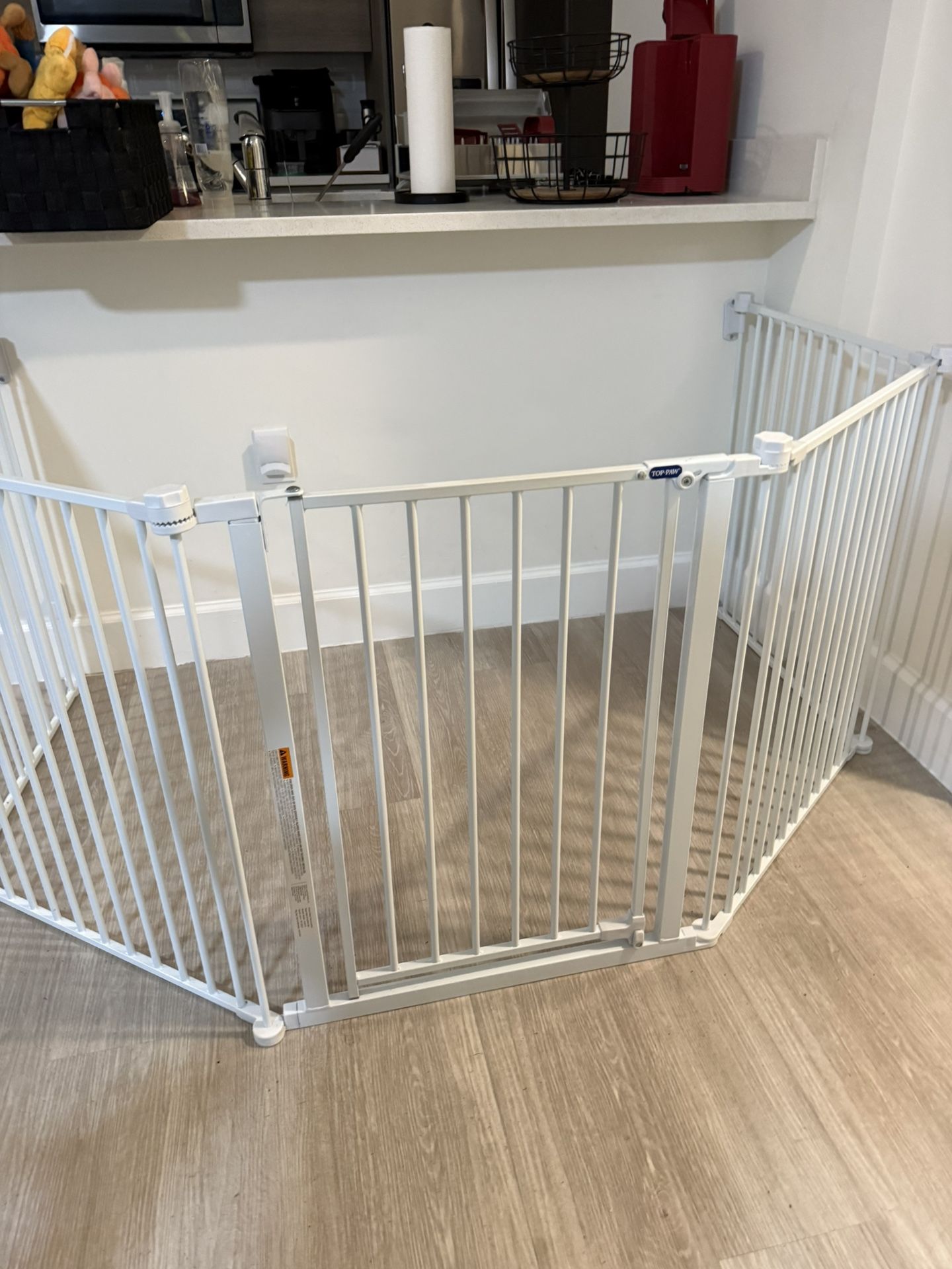White Dog Crate