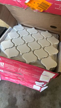 White Wall Tile Mosaic