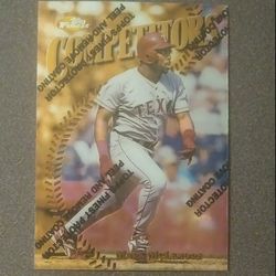 1997 Topps Finest Mark Mclemore Texas Rangers #243  Competitors Baseball Card Vintage Collectible Sports MLB