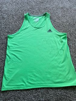 Adidas Climalite “Go-To Performance” Tank Top – Size XL – Neon Green