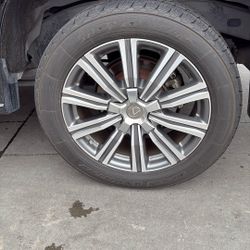 4 Used 21 Inch Factory Lexus Wheels And Tires 