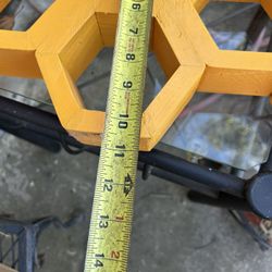 wood honeycomb display. custom made. 