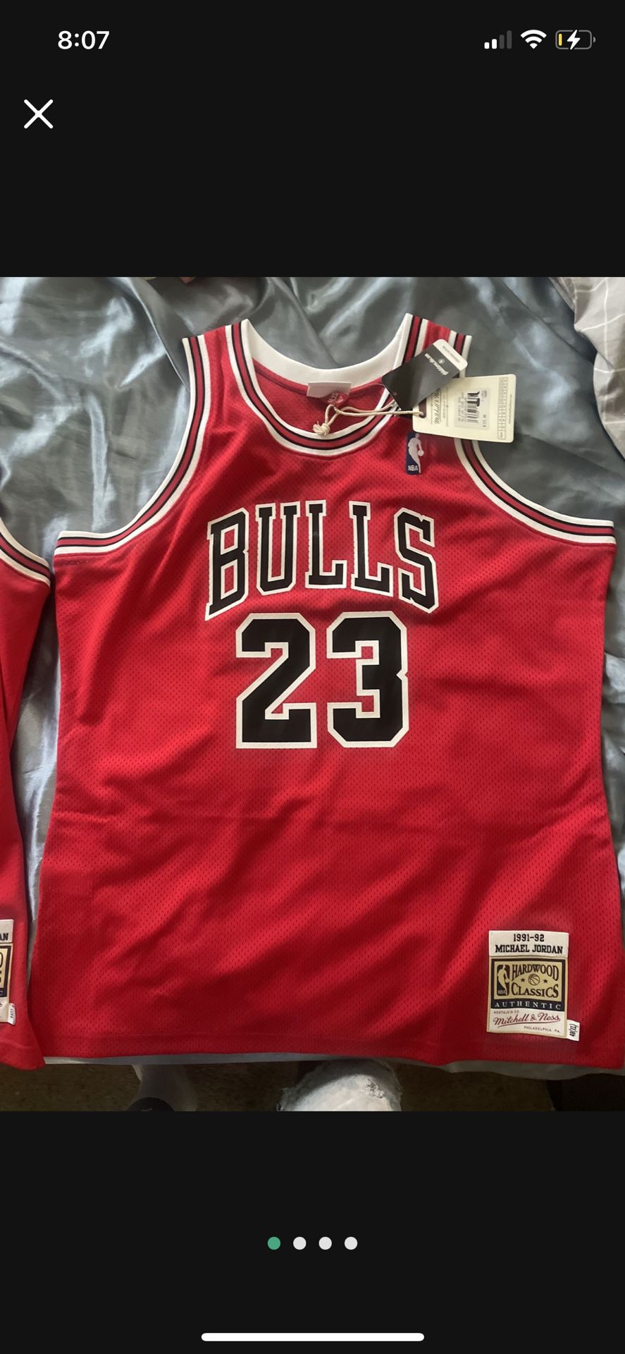 Chicago Bulls Authentic Mitchell & Ness Michael Jordan 1991-92