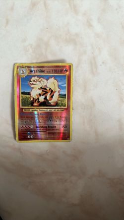 arcanine old pokemon card