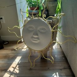 Ceramic Sun Wall Art