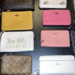 Authentic Coach Wallets