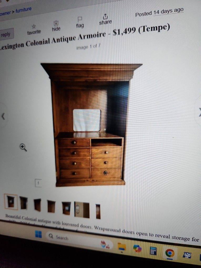 Lexington Colonial Armoire