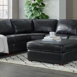 Nelson 6-Piece Leather Sectional . Price Including Delivery 