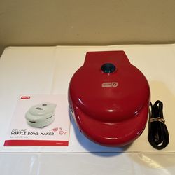 Dash Deluxe Waffle Bowl Maker