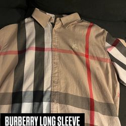Burberry Long Sleeve Mens