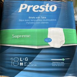 Adult Diapers Size Large 12 Packs For Only 48.00 Adjustable Tabs