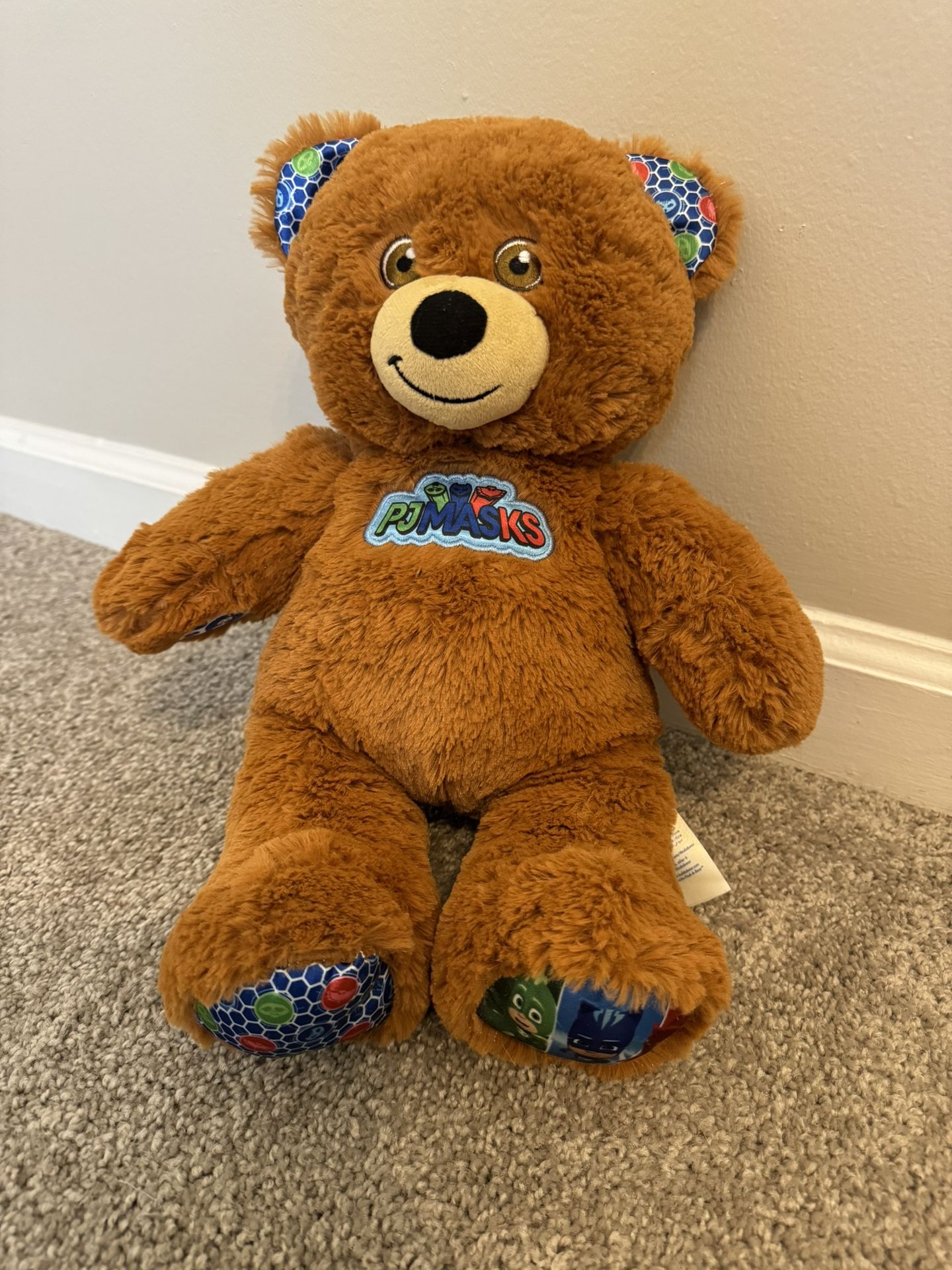 16" PJ Masks Build A Bear 2021 Brown Teddy Bear BABW